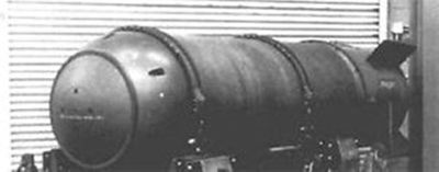 Mk-15 Mark 15 USA Thermonuclear Bomb Mahogany Kiln Dry Wood Model Large New