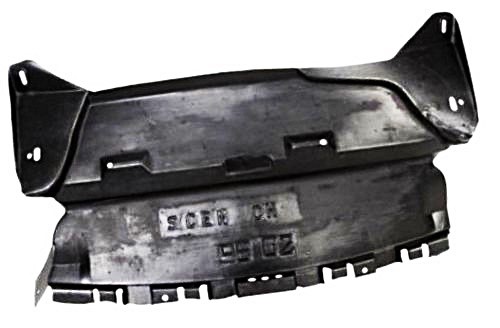 Plaque cache protection sous pare-chocs avant pour Renault Megane 1 Coach 1999 en ABS noir