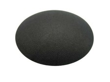 2.375" Speaker Dust Cap, Black Paper, No Lip, DC-2.25P