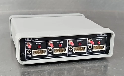 Mitutoyo MIG-4A, 982-548-10A, 4 Port Communication Coverter, 7-12VDC.   Loc3C-23