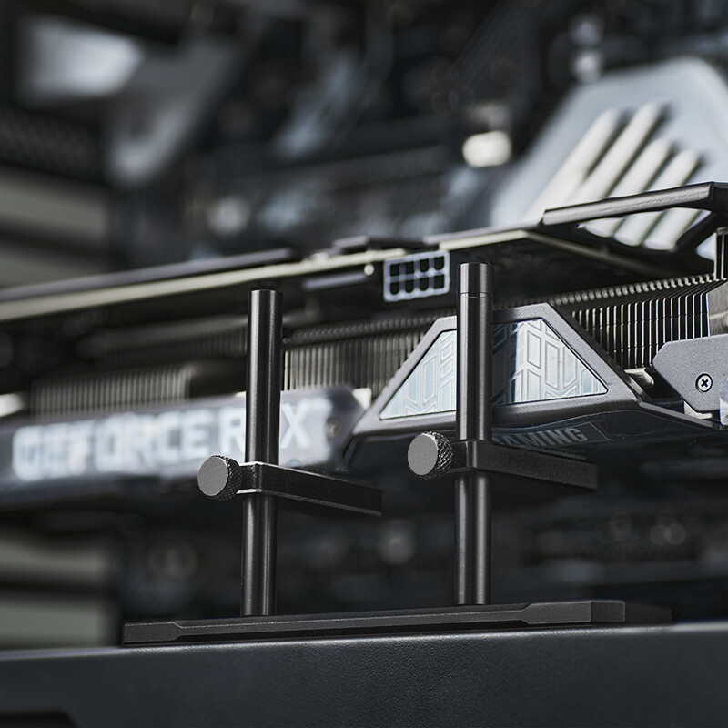 AU Graphics Video Card Holder Radiator for 12/14cm Fans ATX/ITX Case