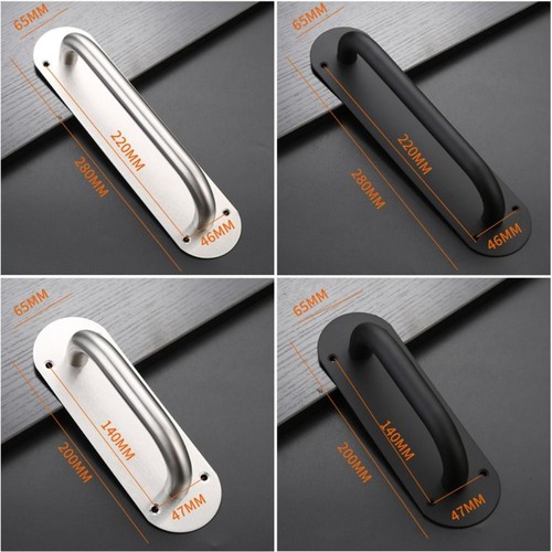 Stainless Steel Door Handle D Pull Doorknob New Hardware Handles Fire Sliding - Picture 2 of 14