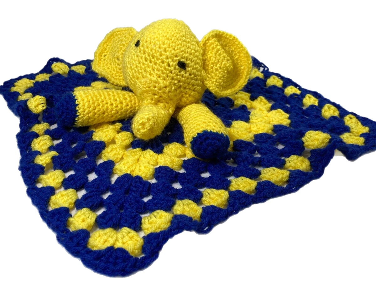 Crochet elephant lovey deals