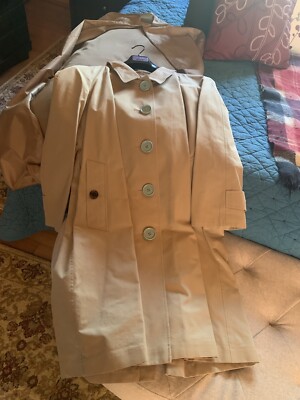 Burberry trench coat women Size 14 (hardly used, Dry Cleaned  Professionally),