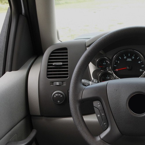Left Right Side Inside Mirror Trim Triangle Cover Fits Chevy Silverado GMC 07~14 - Picture 2 of 10