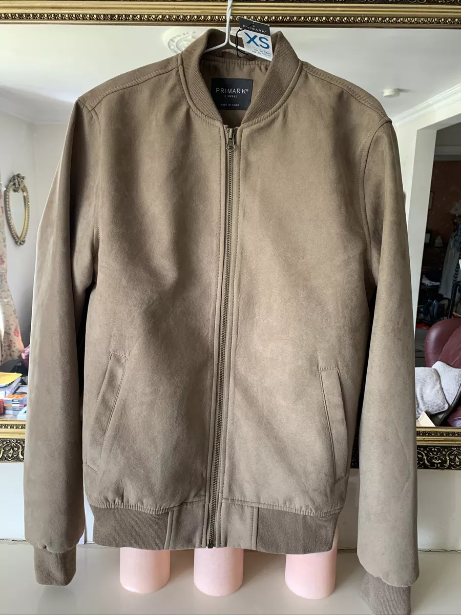 Faux top suede bomber