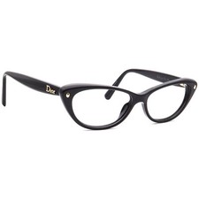 Christian Dior Eyeglasses CD3239 Les Marquises Black Cat Eye Italy 52 14 140