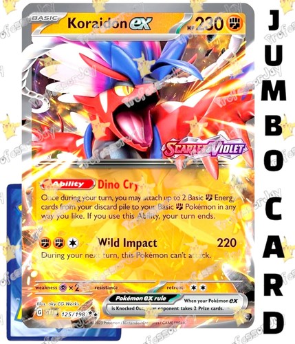 Pokémon TCG Karten Swsh Sv 151 Go Jumbo Übergroße V Star Max Ex Holo Rare Promo - Picture 38 of 149