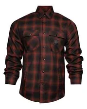 DIXXON Flannel "RESTORATION" Sherpa Lined Flannel Jacket Men’s XL Plaid Snap