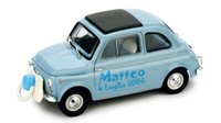 Brumm 1/43 Fiat 500D 1960 Matteo Modellbau Statisches Modell Diecast