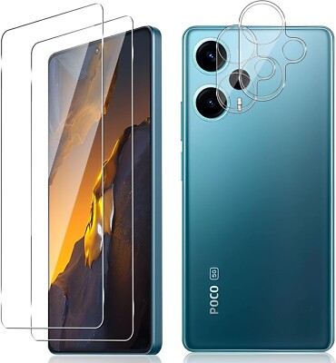 2X Schutzglas ( Display + Kamera ) für Xiaomi POCO F5 5G Hartglas Full 9H