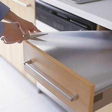Drawer Mat NonSlip Kitchen Cabinet Liner Cupboard Shelf Protector WaterProof Pad
