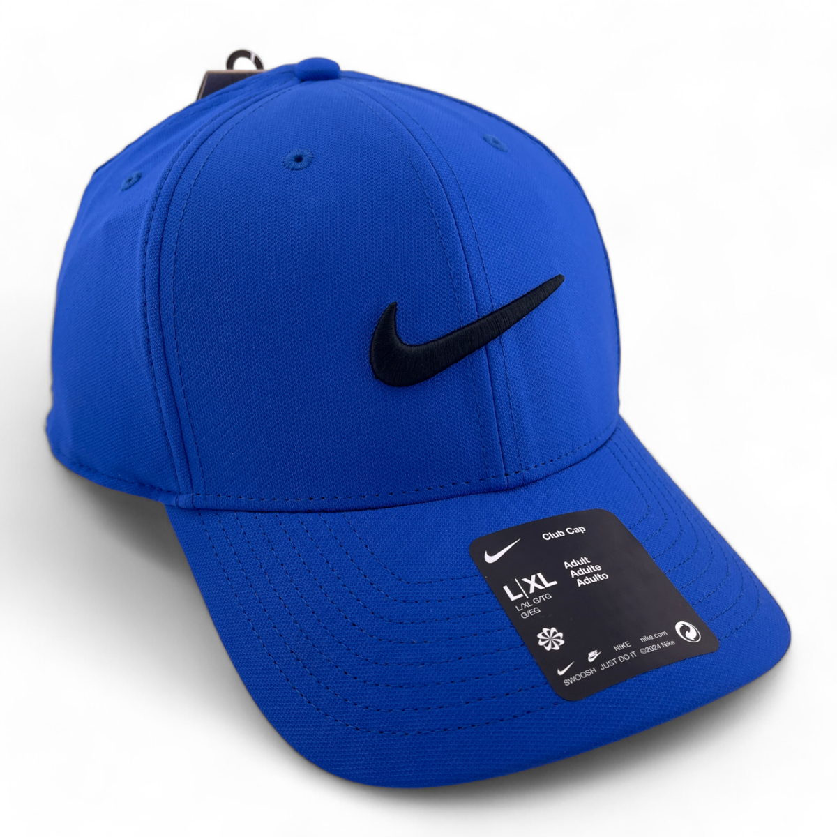 Nike Club Cap Structured Swoosh Deep Blue FB5625-480 Adjustable