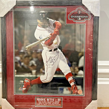 Mookie Betts 2018 World Series Champions Boston Red Sox MVP Patch Autograph Fan