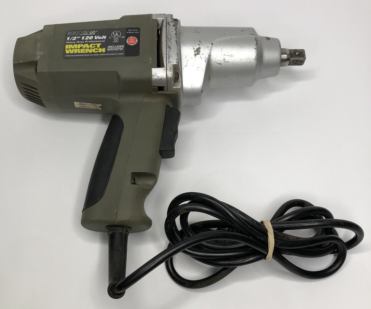 Rally 1/2” 120 Volt Heavy Duty Professional Impact Wrench NO. 7416