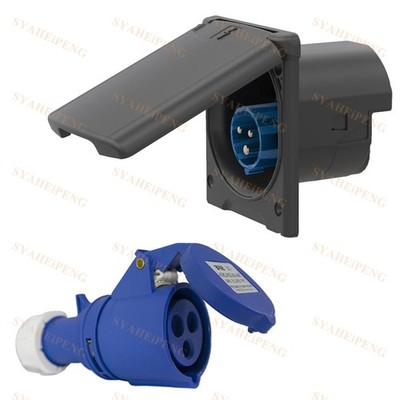 RV 16A Power Plug Inlet Socket External Connection Port for Caravan Camper Boat