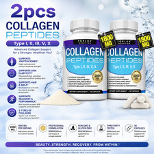 Toplux Multi Collagen Peptides 1800mg Types I...