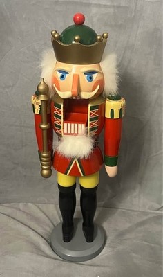 Vintage Christmas VERO Seiffener Nussknacker Wood German Nutcracker GDR Germany