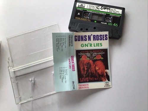 Guns N' Roses Original Use Your Illusion II + Lies Cassette Tapes X2 Tested LOOK - Picture 11 of 16