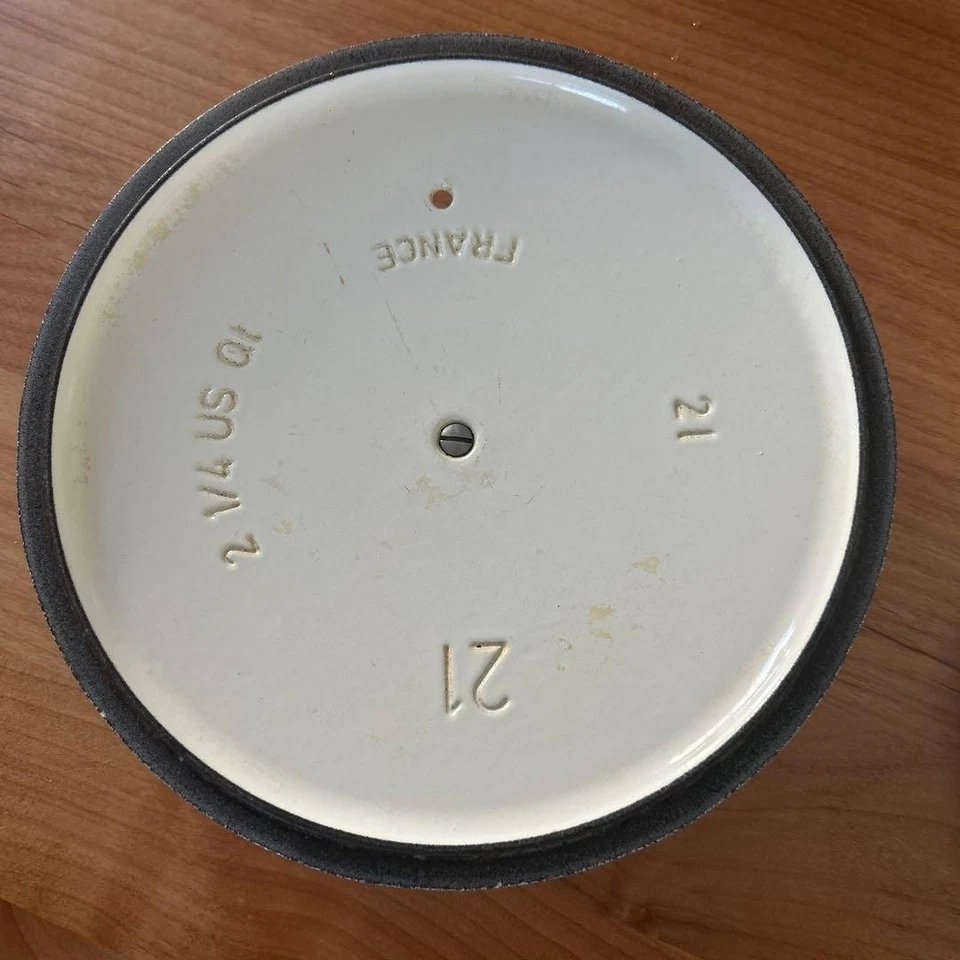 Le Creuset Saucier 21 Saucepan Frying Pan Stew Pan Japan Import Rare - Image 4 of 4