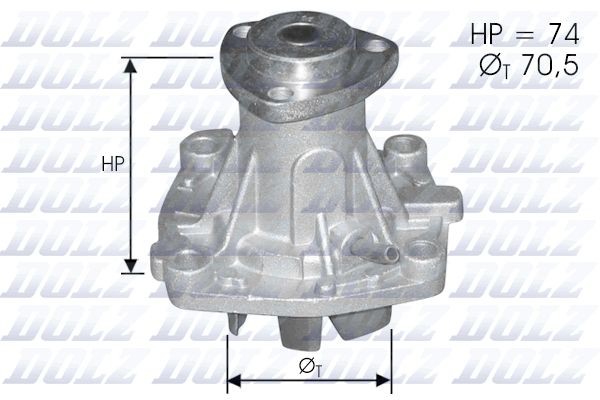 Dolz Wasserpumpe A330ST FüR Chrysler Opel-image