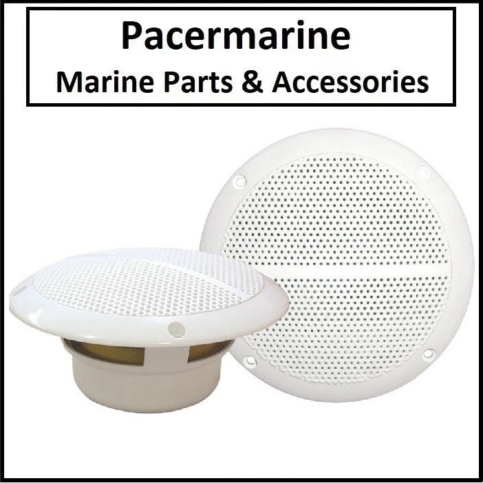 Marine 100W 6 1/2"" Waterproof Speaker White
