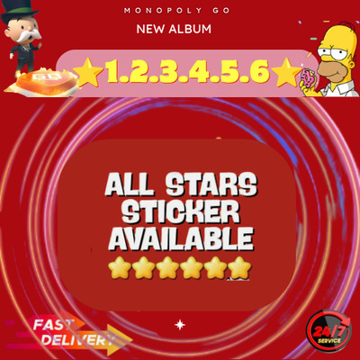 MONO.POLY.GO - STICKER  & Golden Blitz     1.2.3.4.5.6        24/7  