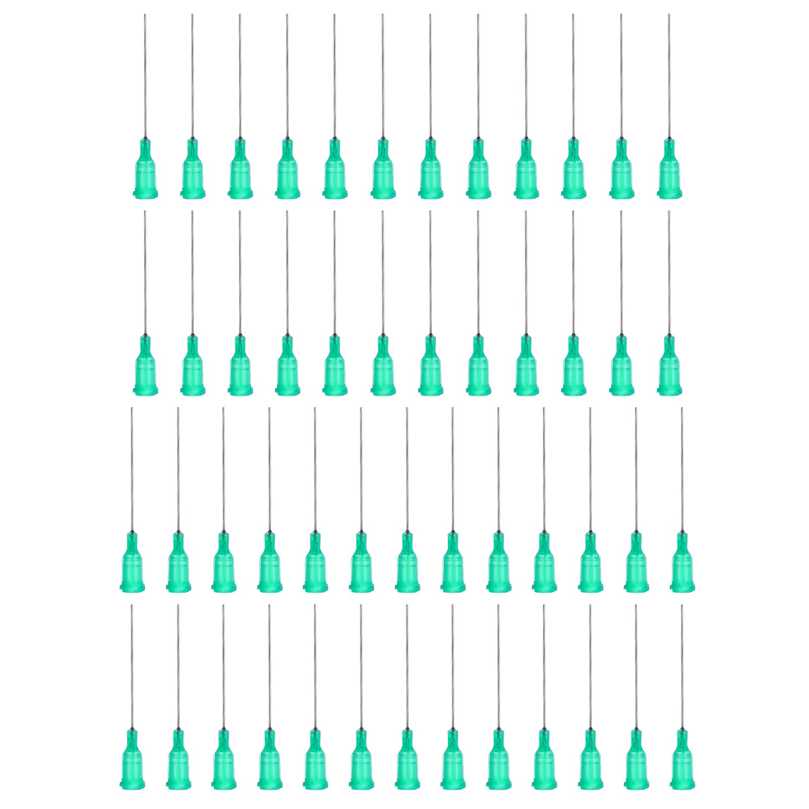 50Pcs 1.5-inches 18G Blunt Tip Dispensing Needles with Lure Lock