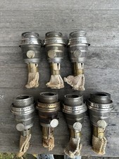Antique Large Lot of Aladdin Silver Model B Oil Lamp Kerosene Burners