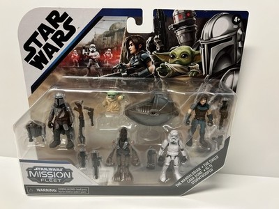 Star Wars Mission Fleet The Mandalorian 5 Figure set Defend The Child 2020 New