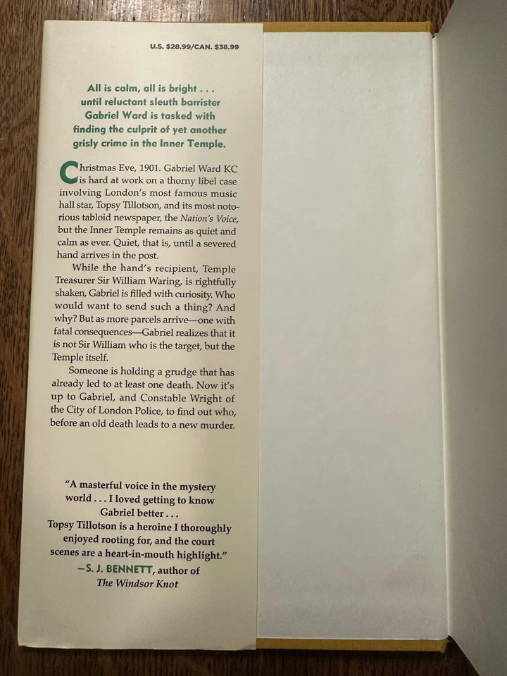 BRAND NEW Case of Life & Limb: The Trials of Gabriel Ward by Sally Smith 2025 HC - Image 3 of 4