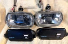 LUCAS LR 8 REFURBISHED LAMPS WITH COVERS AND STRAPS FOR MARINA ITAL 1800