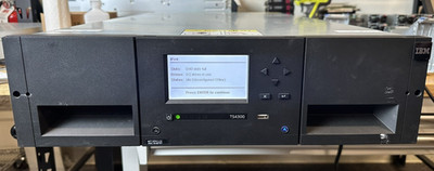 IBM TS4300 Tape Library 3U 3573-TL 2x SAS LTO-7 Drives  2x PSU 6741-L1U