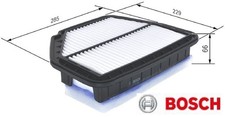 BOSCH F026400585 Luftfilter Luftfiltereinsatz für Opel für Chevrolet 