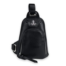 Vivienne Westwood Women's ORB Logo Grain Slingback Black 58010004U 133009805