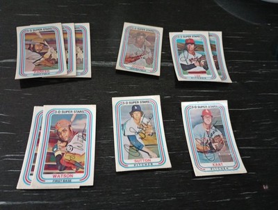1976 XO Graph 3D Superstars 10 Collectible Cards  Mlb Authorized