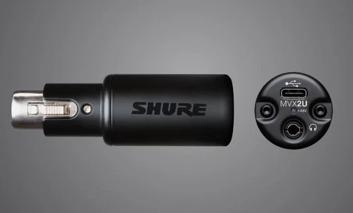 Shure MVX2U XLR to USB Adapter