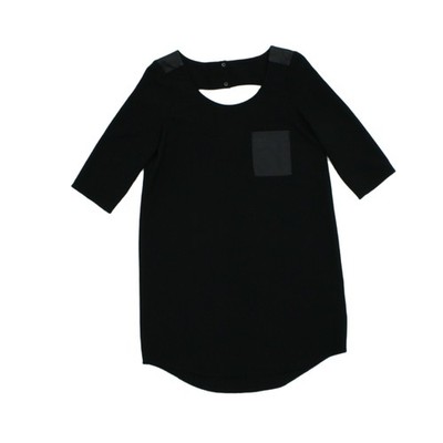 Twist&Tango Women's Mini Dress UK 8 Black 100% Polyester Short Mini