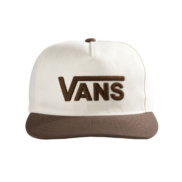 Vans Drop V Logo Snapback Hat Vintage Cocoa 6390₽