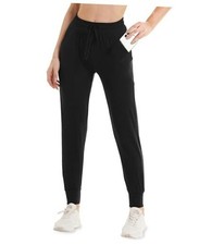 Joggers for Women with Pockets - Womens Sweatpants Lightweight Large 1 black