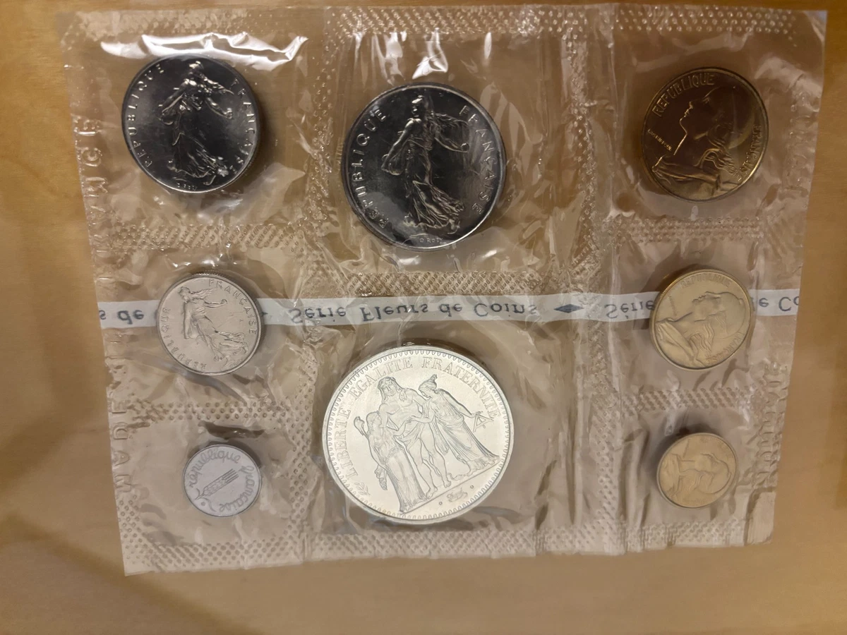 COFFRET - SERIE FLEURS DE COINS 1976 FDC COFFRET - SERIE FLEURS DE COINS 1976 FDC