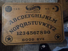 William Fuld Quija Vintage Board Game Wood Early 1900's