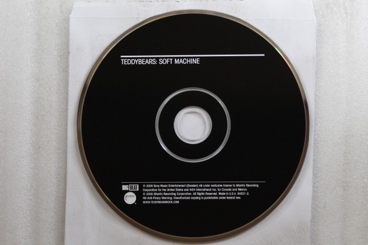 Teddybears - Soft Machine CD Ragga, Electro, Indie Rock, Disco