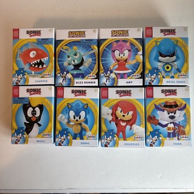 8 Jakks Sonic The Hedgehog 2.5  Action Figure Lot Amy Knuckles Fang Pecky Buzz