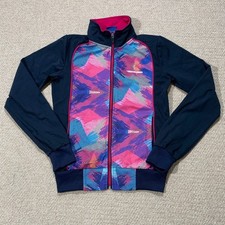 Speedlife Tracksuit Top Womens Small Petite Slim Fit Running Track Jacket