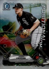 2021 Bowman Chrome Positional Promise #POS-AV Andrew Vaughn Chicago White Sox
