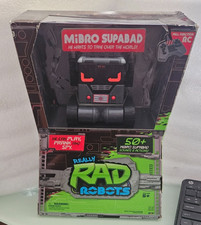 2018 moose toys really rad robots MIBRO SUPABAD NEW box scuffing