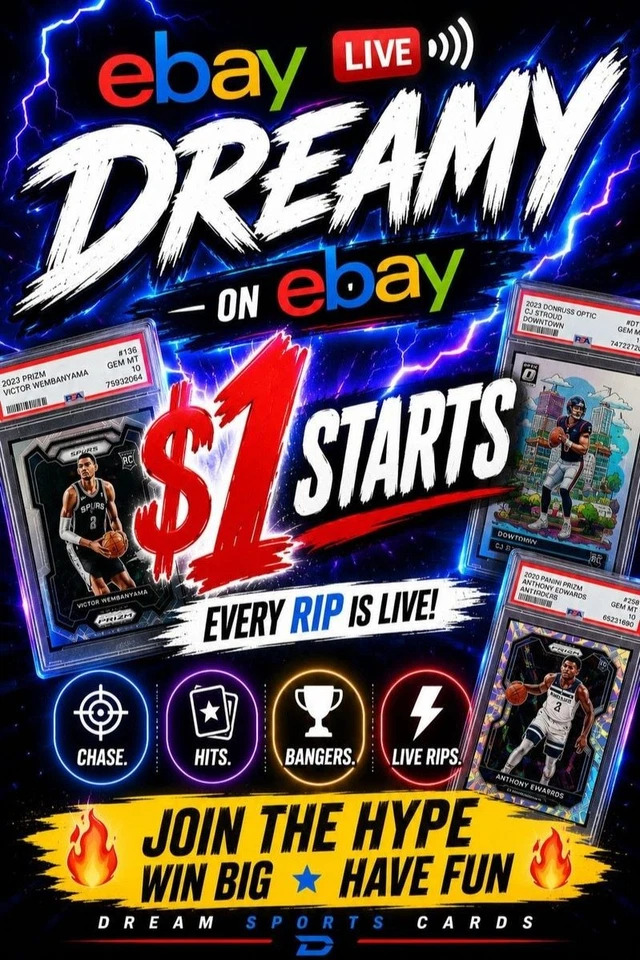 👉 $1 Starts with DREAMY on eBay 🔥