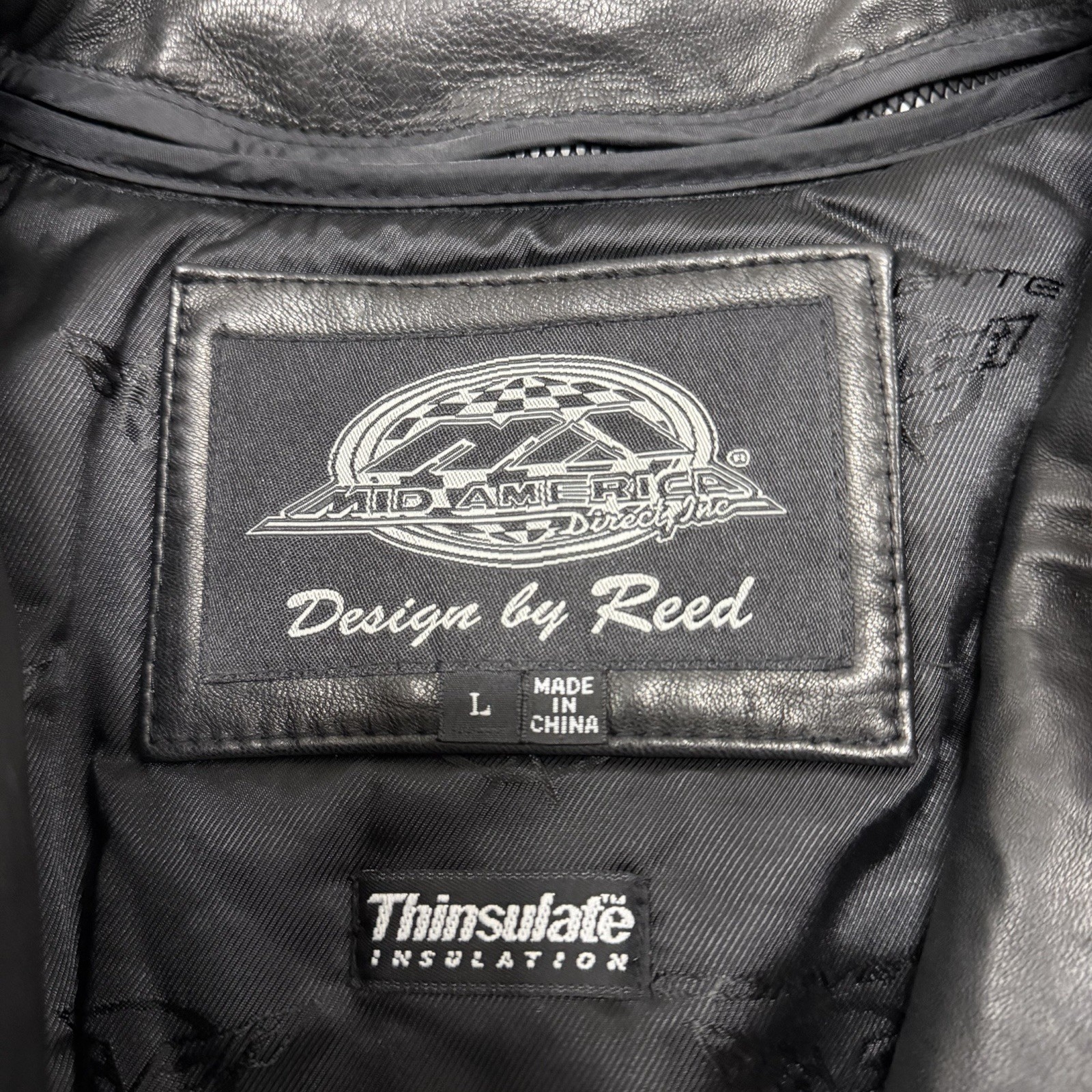 Rare Corvette Leather Belted Jacket Embroidered B… - image 6