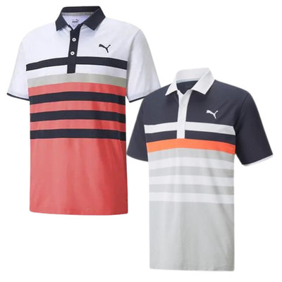 2x Puma Golf Poloshirts, MATTR One Way, Herren Small, NEU